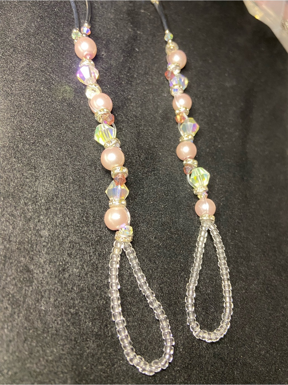 Delicate Lavender Pearl and Crystal Beaded Barefoot Jewelry